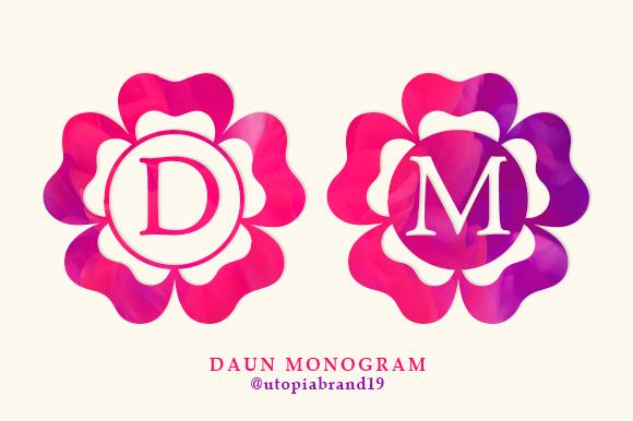 Daun Monogram Font