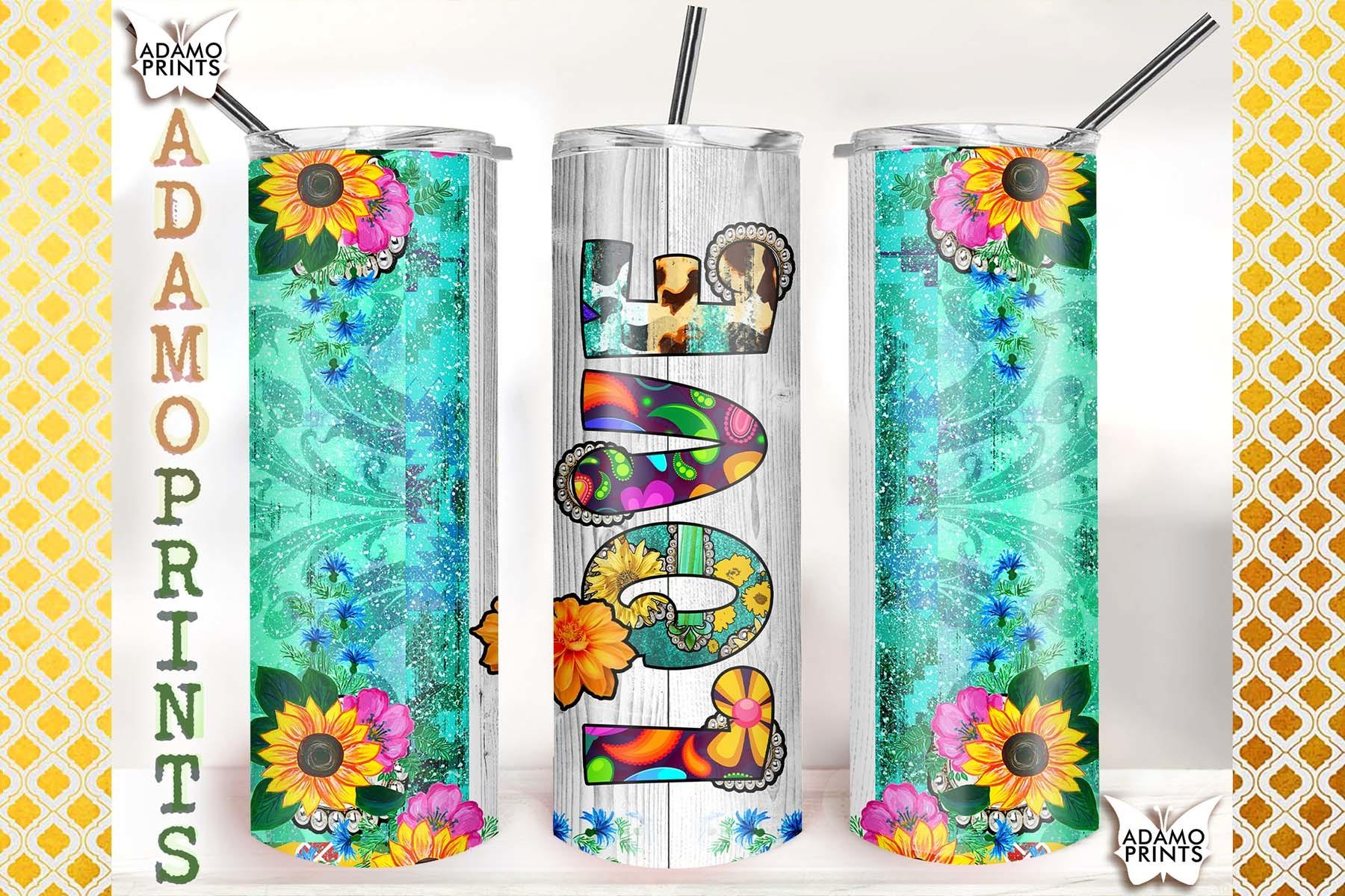 Sunflower Gemstone Love 20oz Tumbler