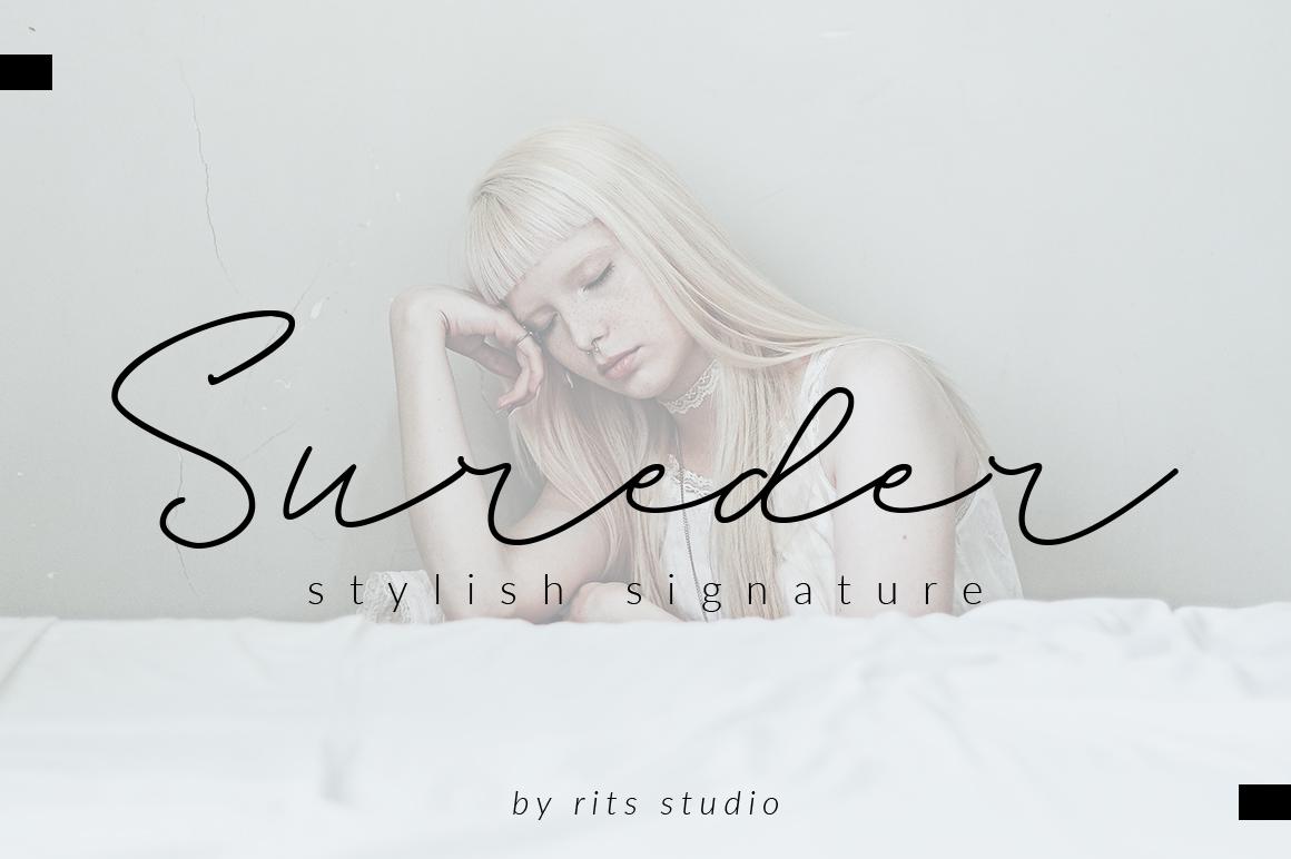 Sureder Stylish Font