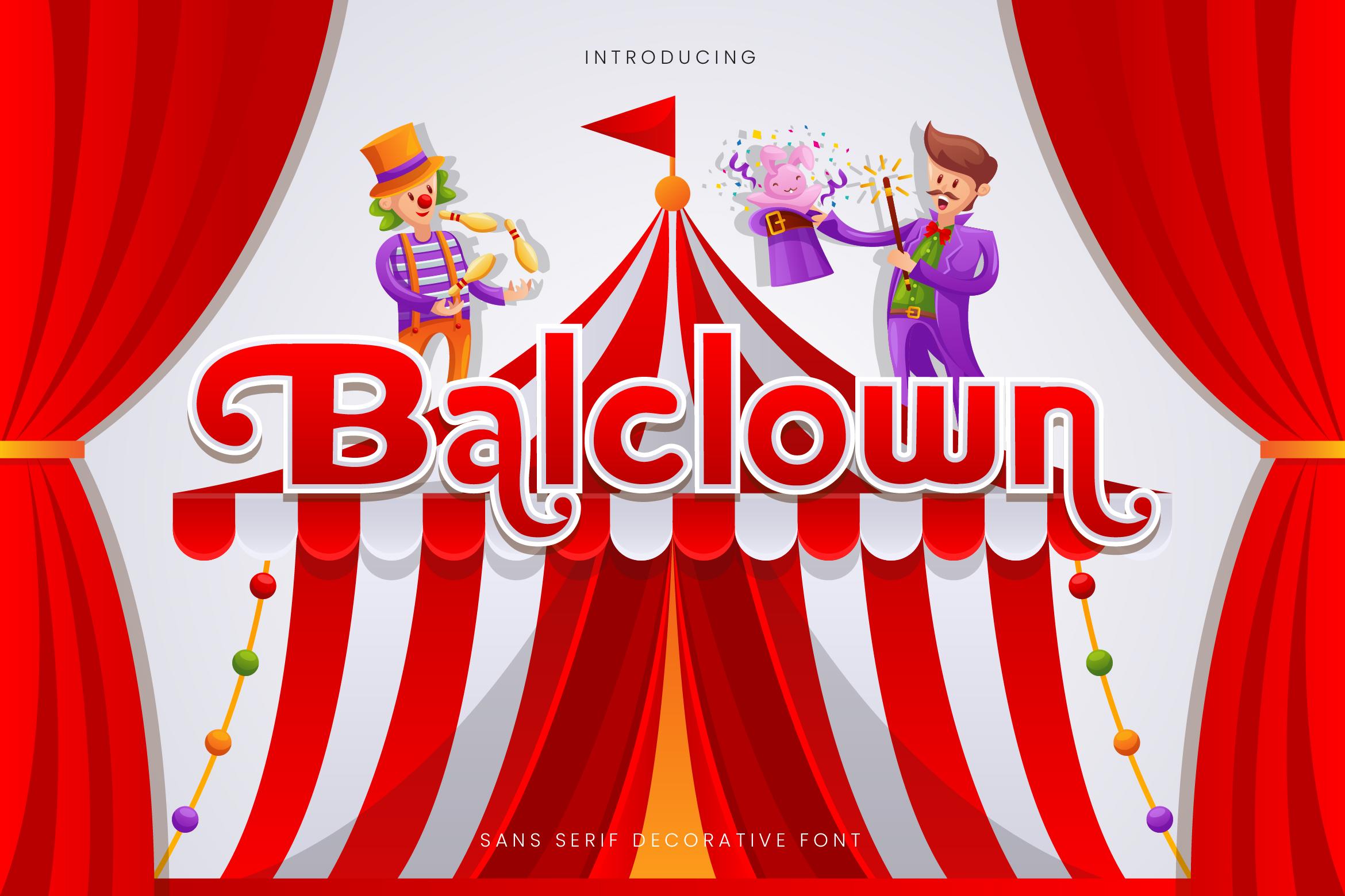 Balclown Font