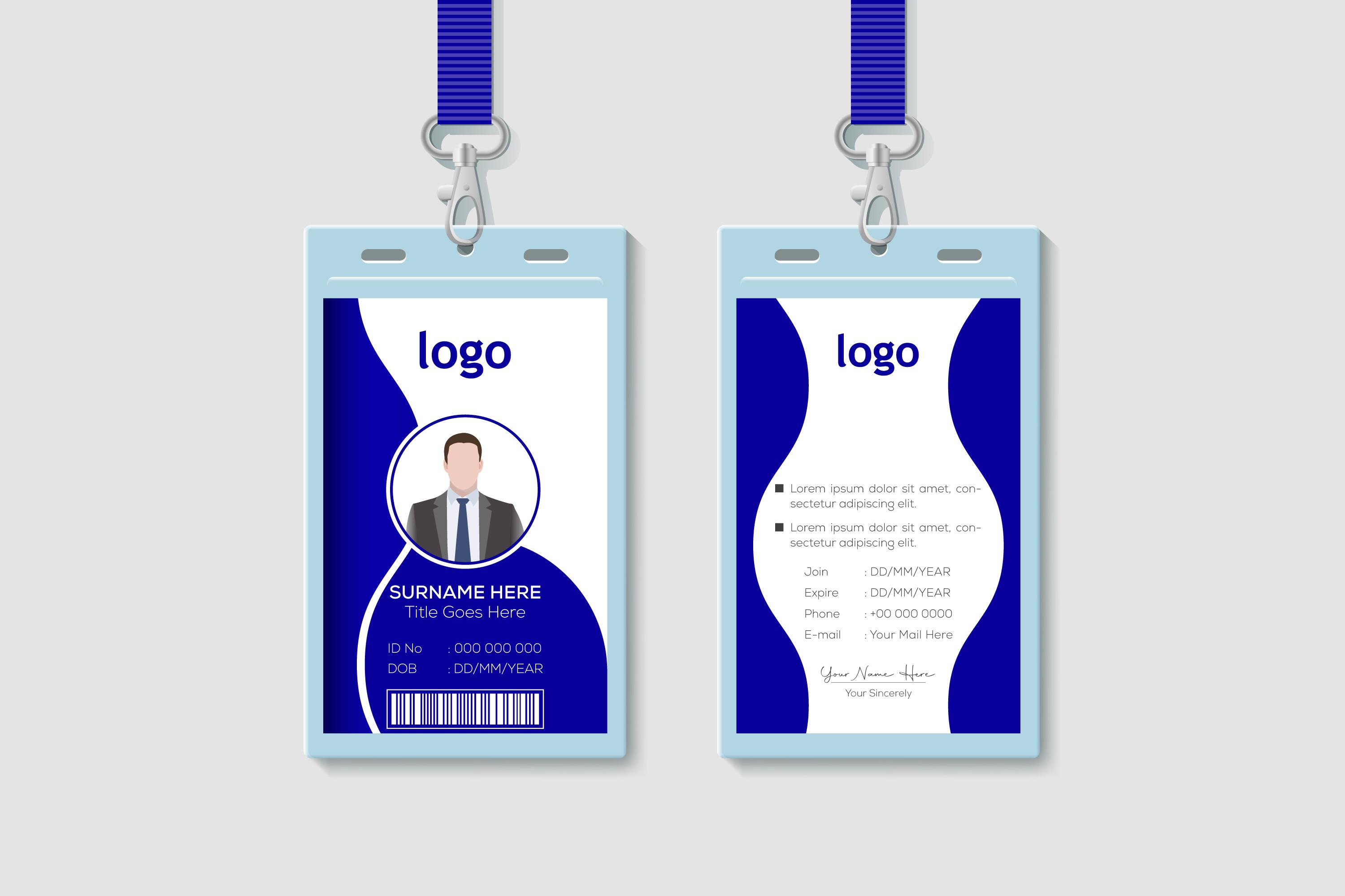 Vector Identity Card Template