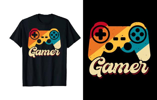Retro Vintage Game T-Shirt Design