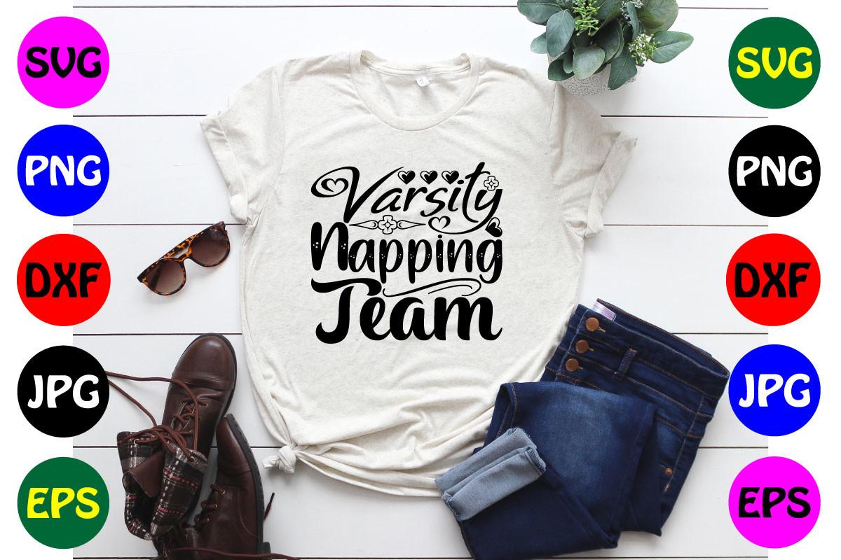 VARSITY NAPPING TEAM SVG