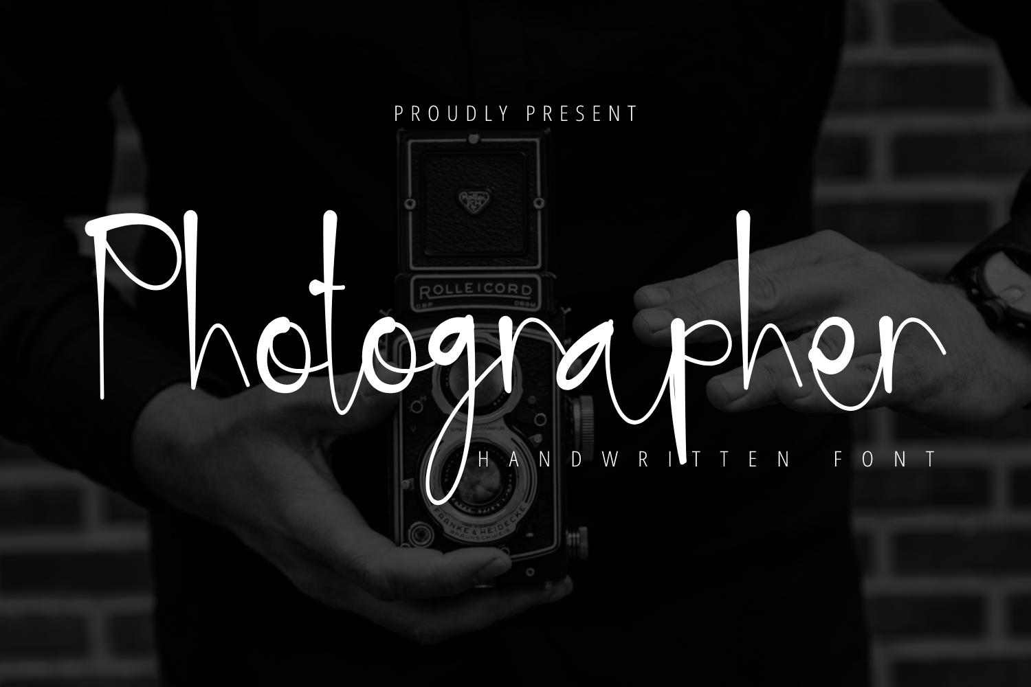 Photographer Font
