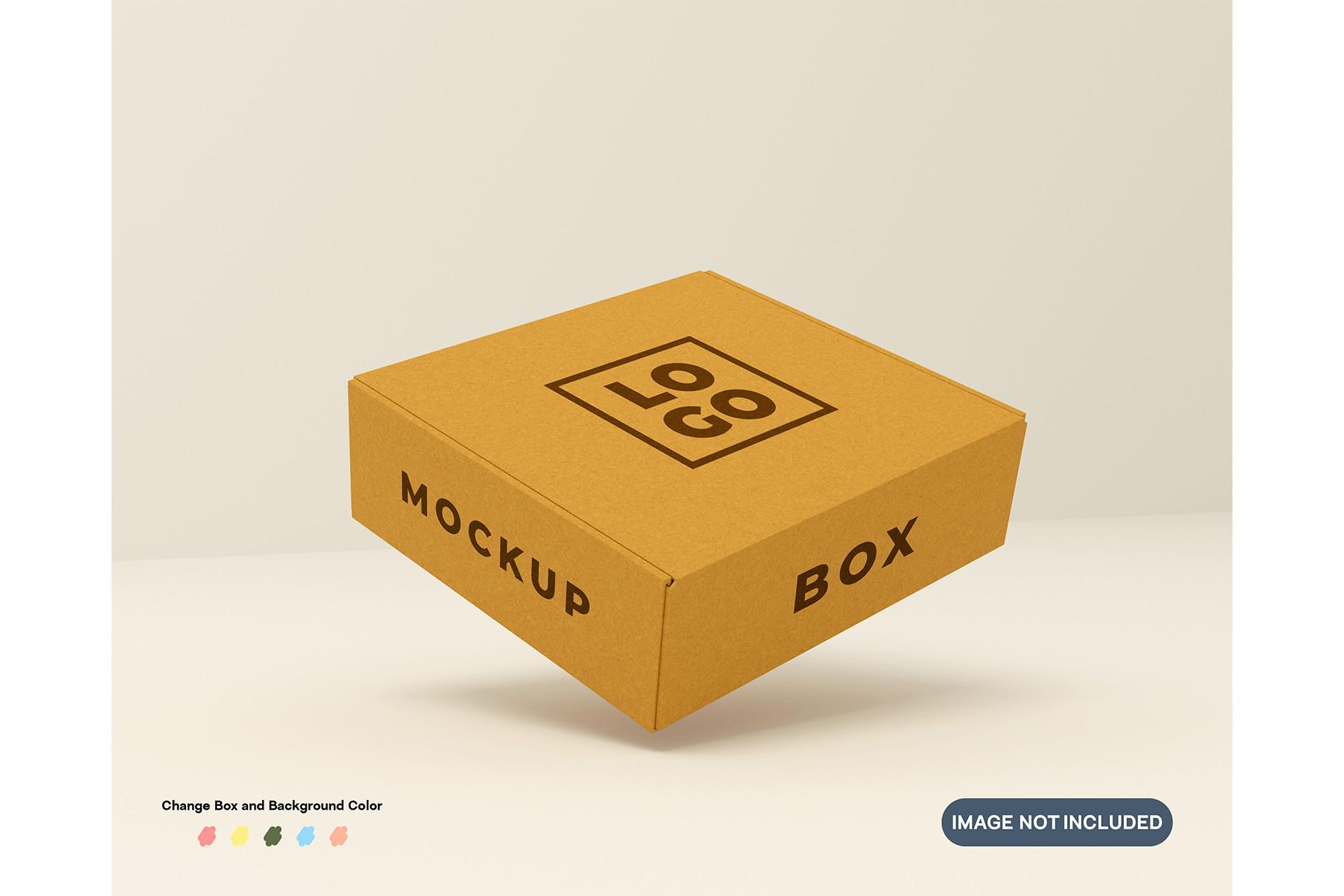 Brown Cardboard Packaging Mockup