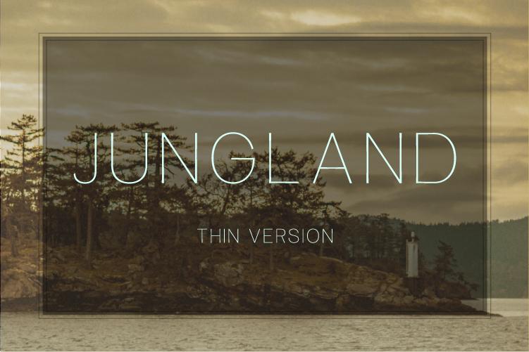 Jungland Thin Font