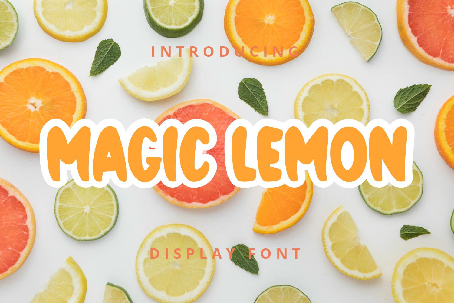 Magic Lemon Font