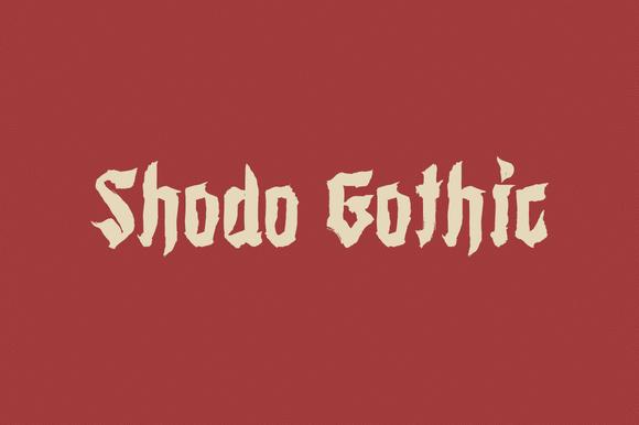 Shodo Gothic Font
