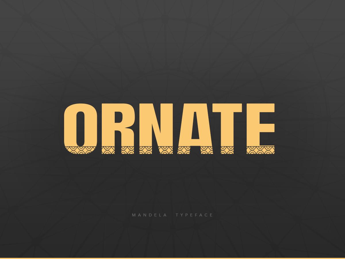 Ornate Font