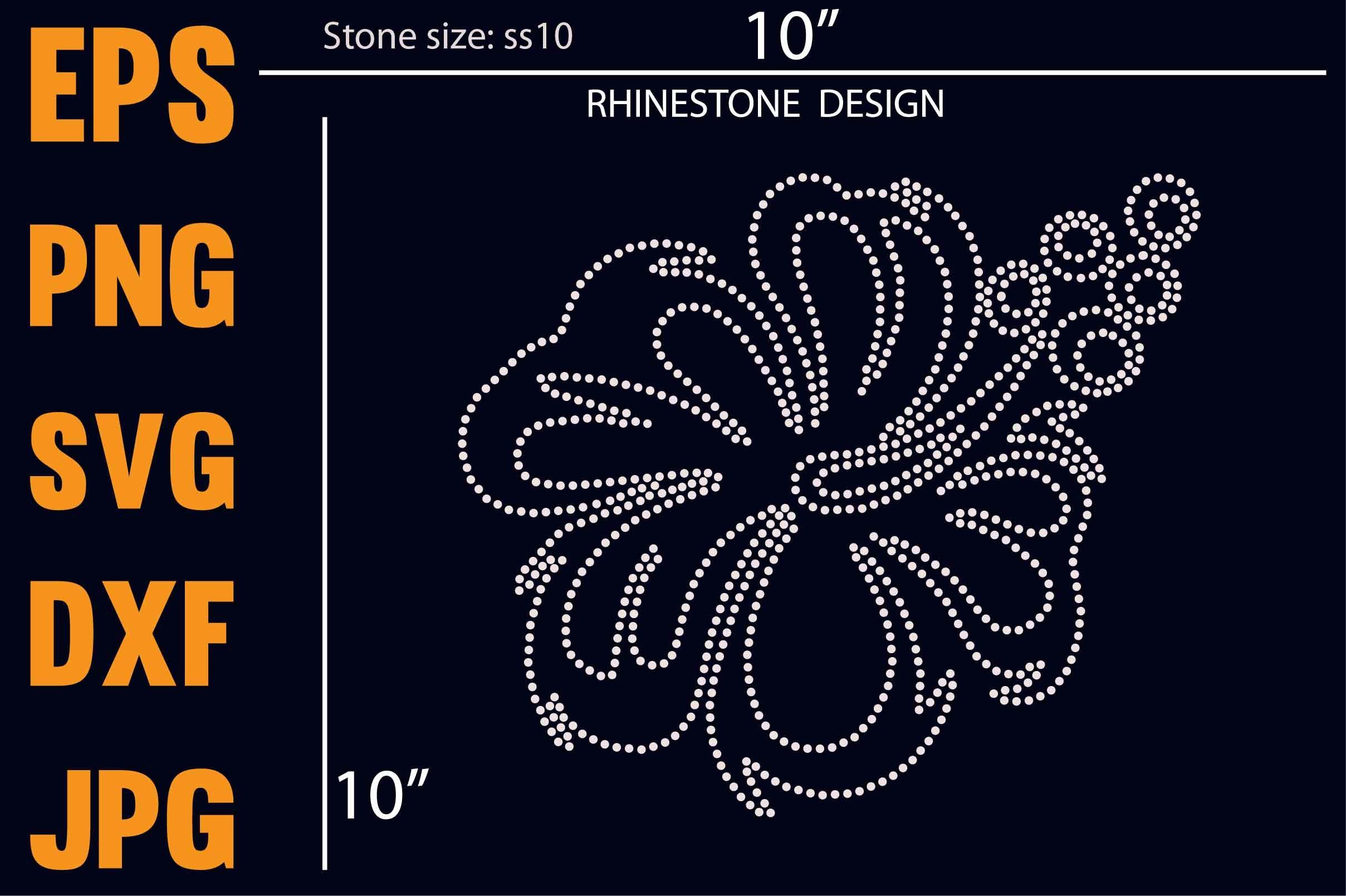 Rhinestone Pattern Template Design
