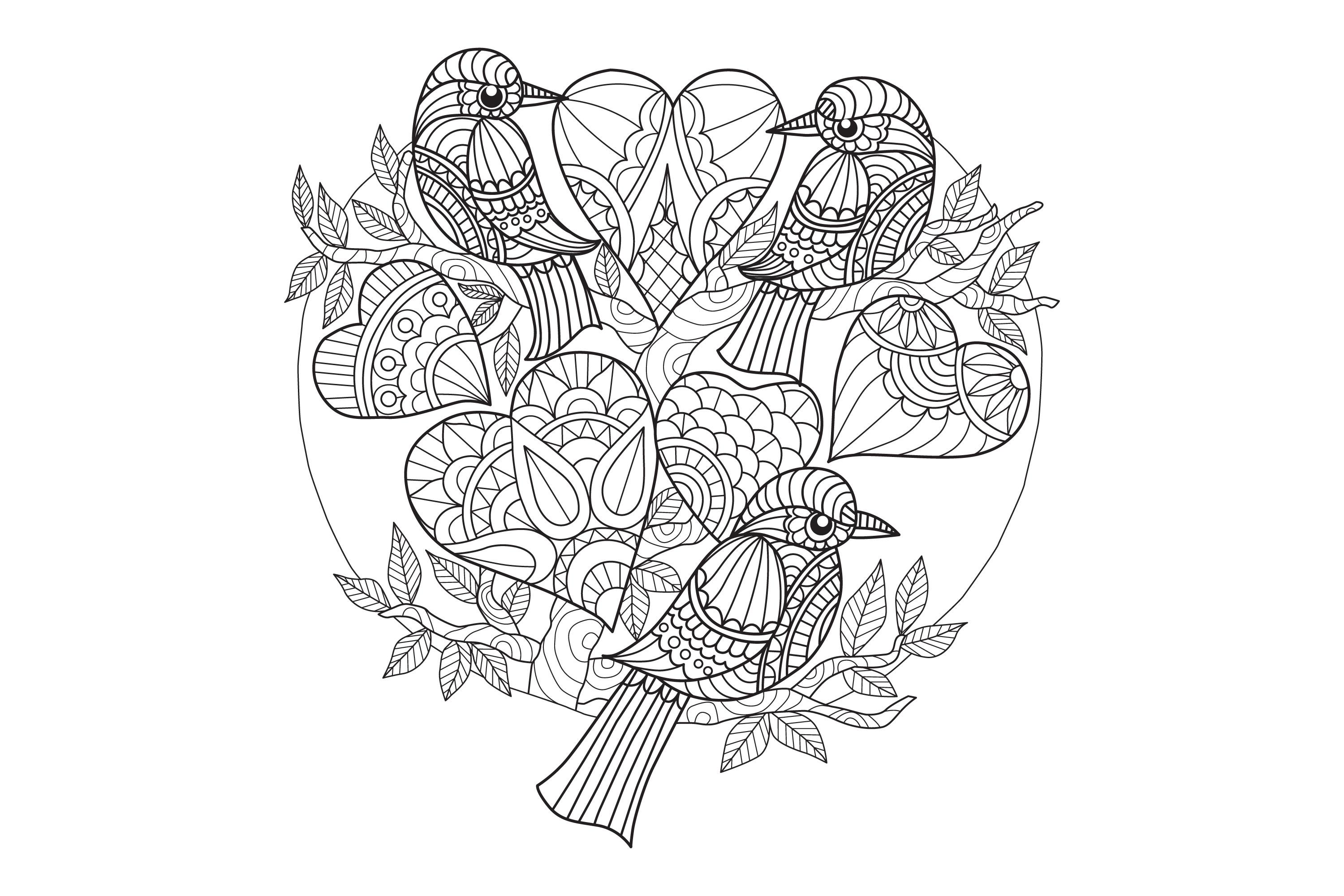 Animal Coloring Page & Book Adults