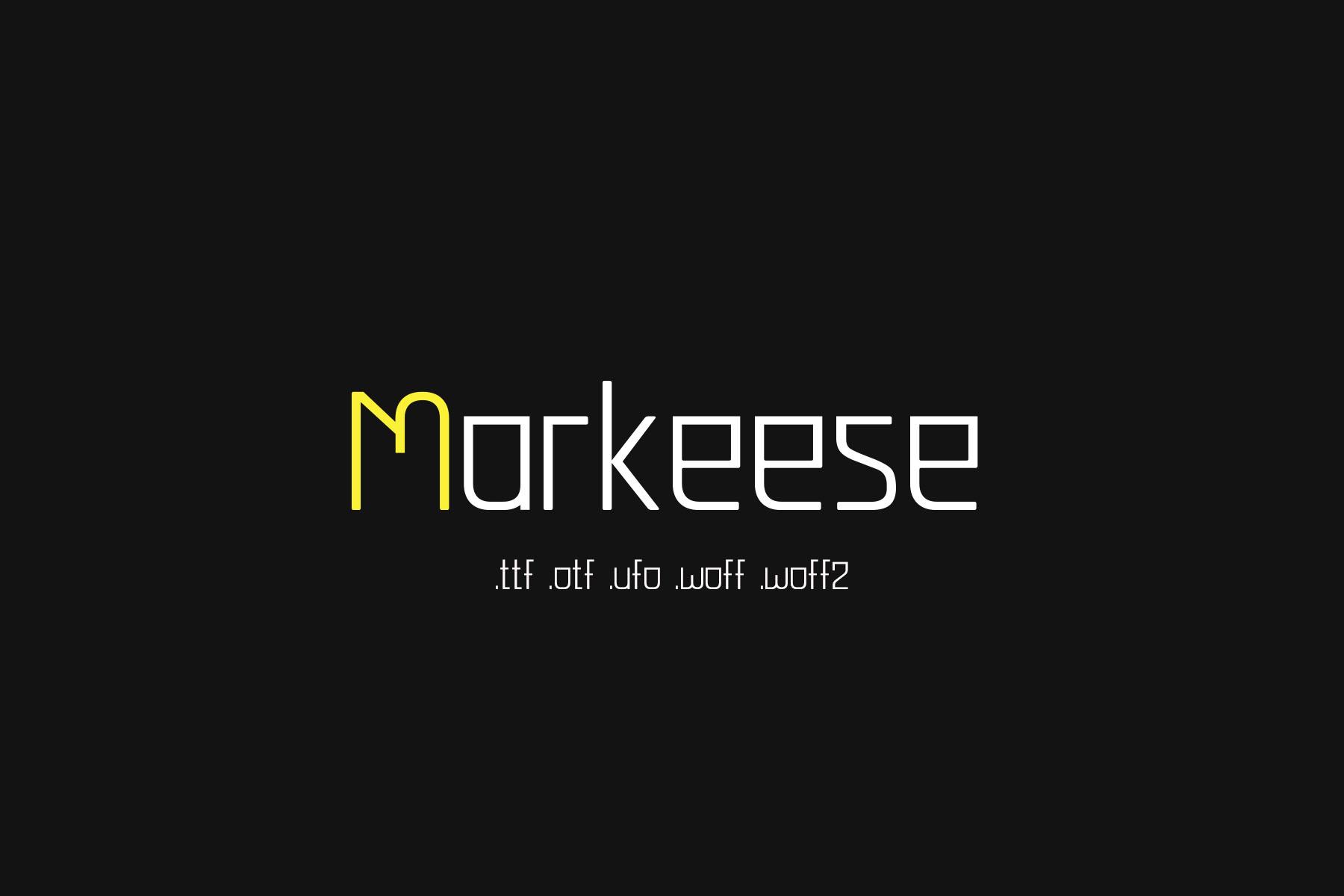 Markeese Font