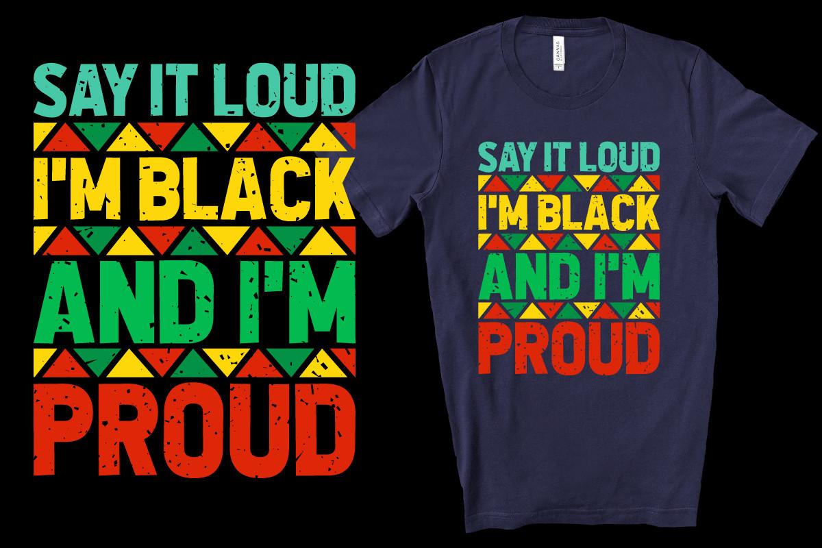 Black History T-Shirt Design