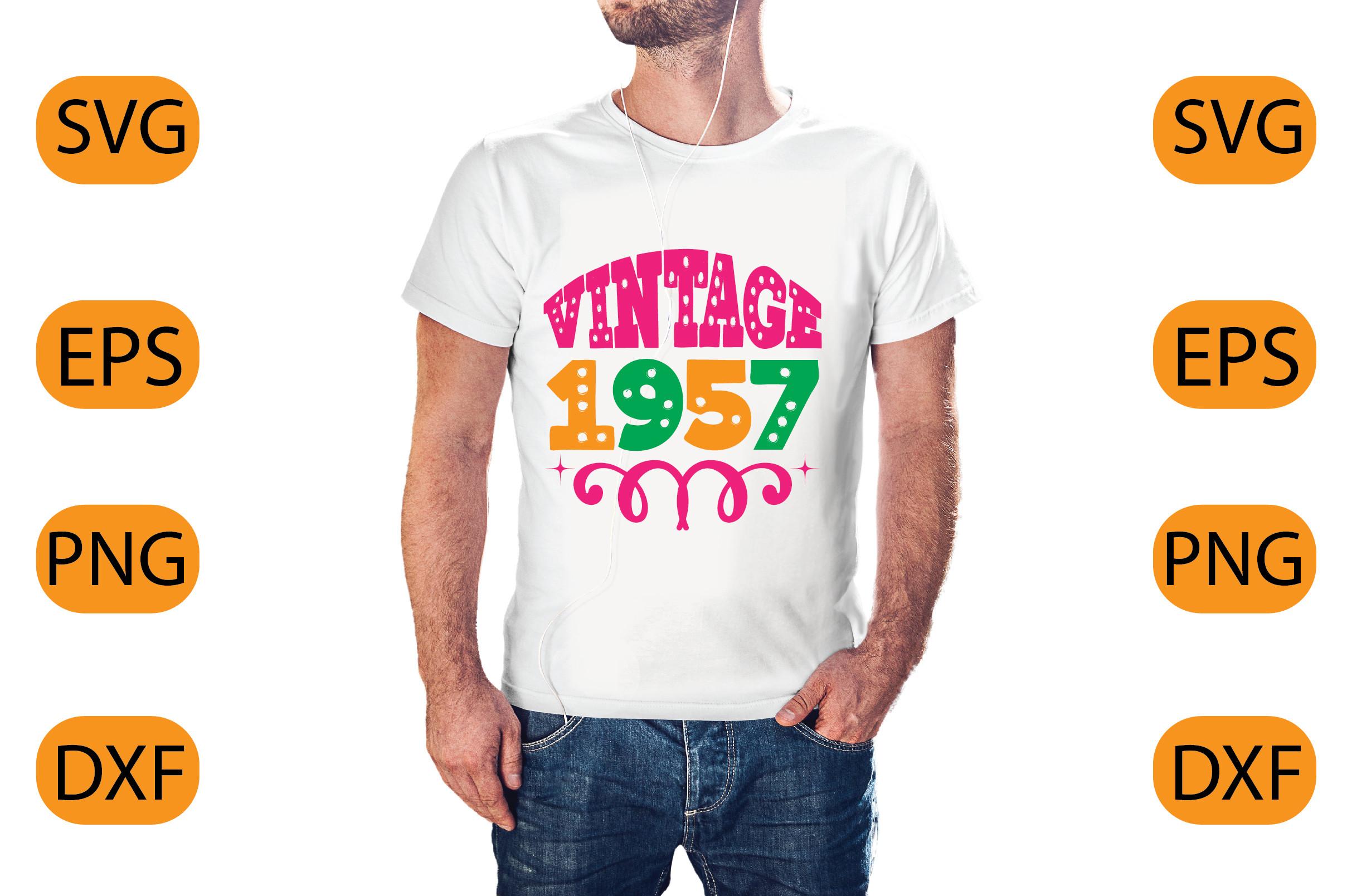 Vintage 1957 T-shirt Design