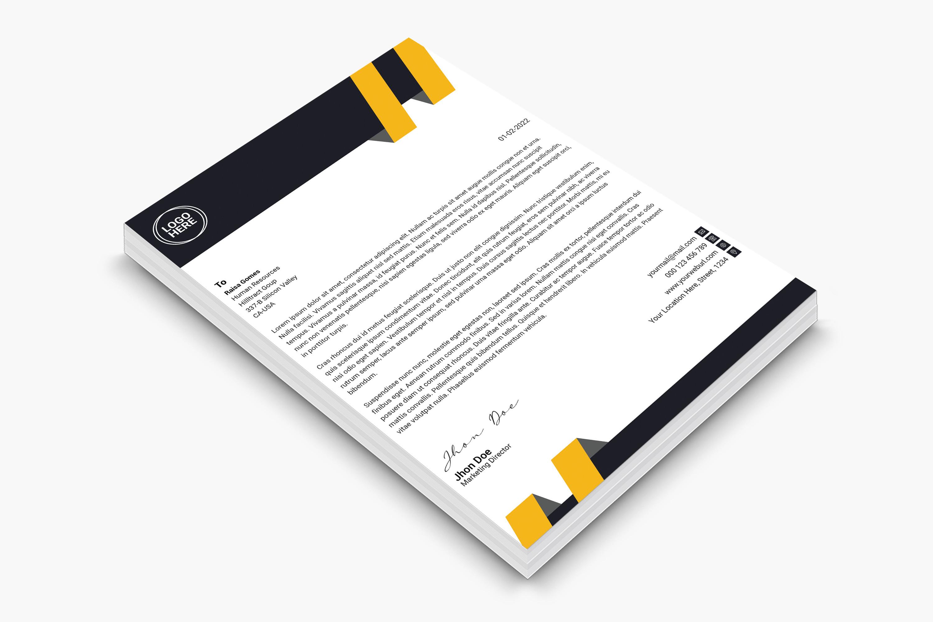 Letterhead Template - 05