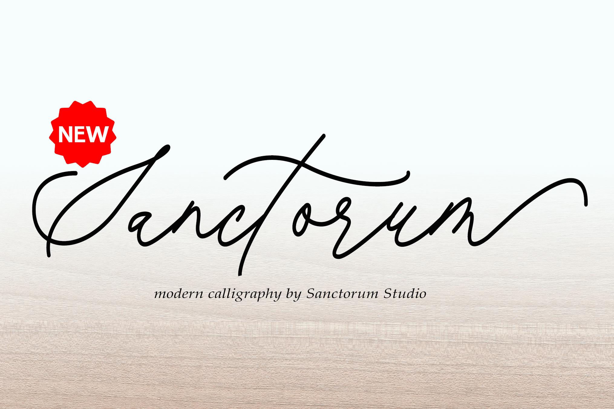 New Sanctorum Font