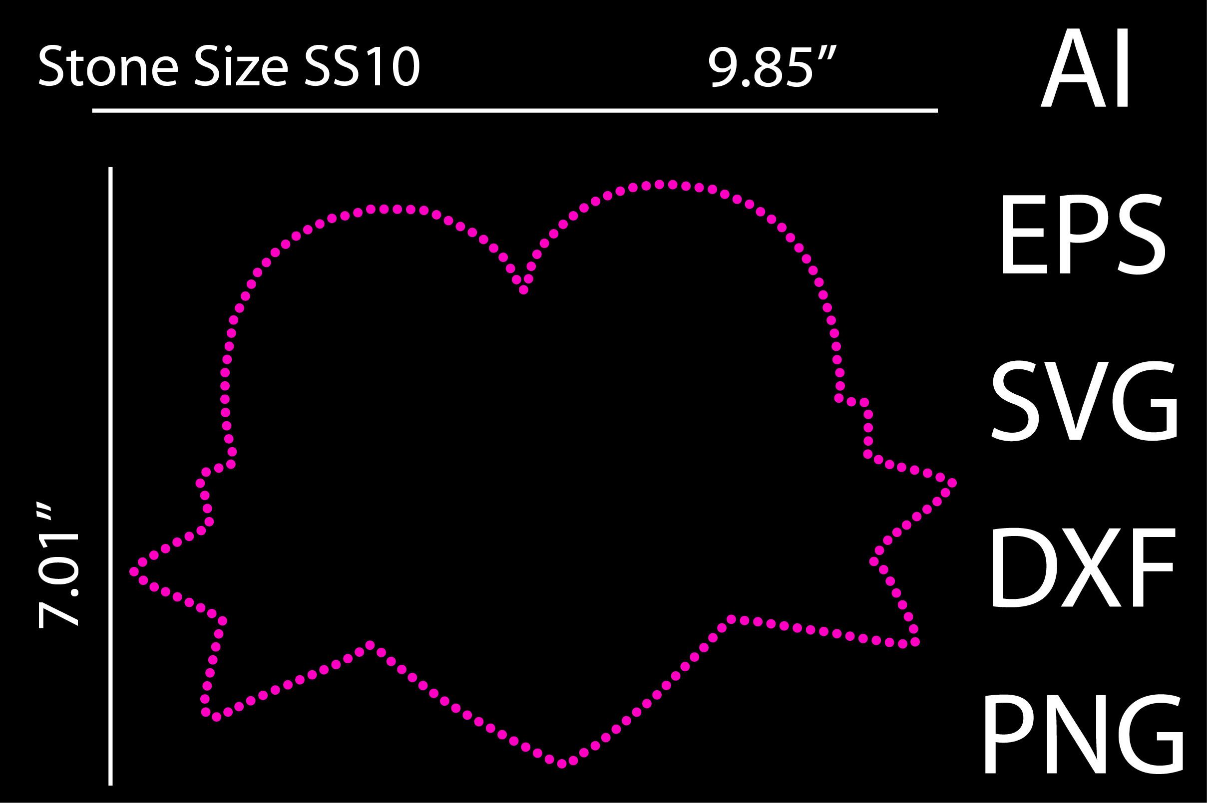 Love Rhinestone Templates