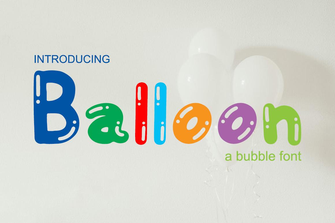Balloon Font