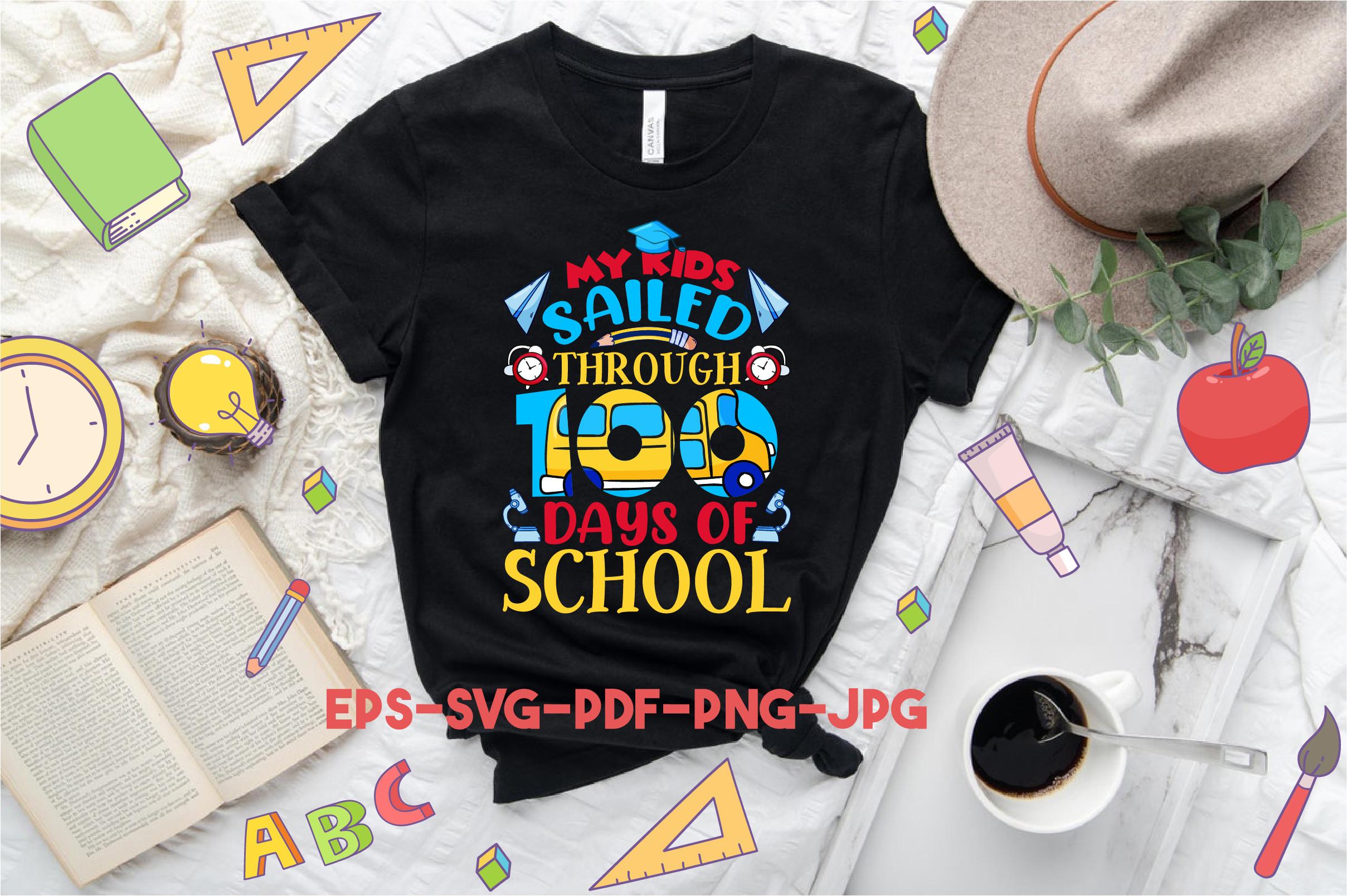 Sailed Through 100 Days of School SVG