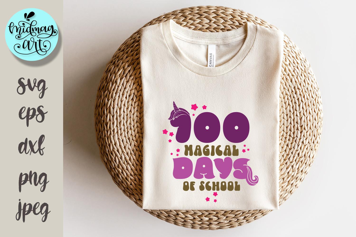 100 Magical Days of School Svg