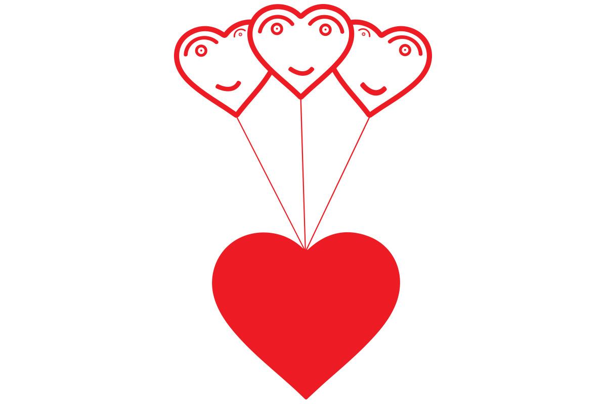 Funny Love Vector