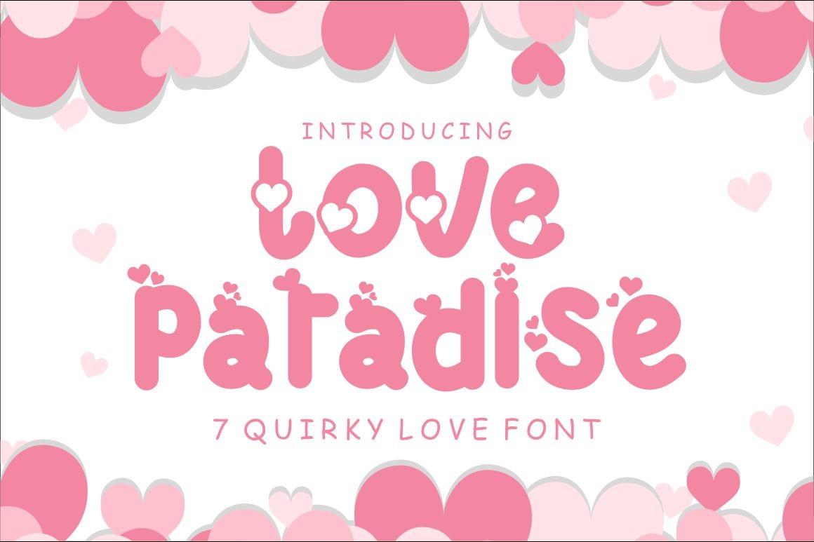 Love Paradise Font