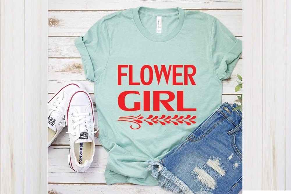 Wedding Svg Design, Flower Girl