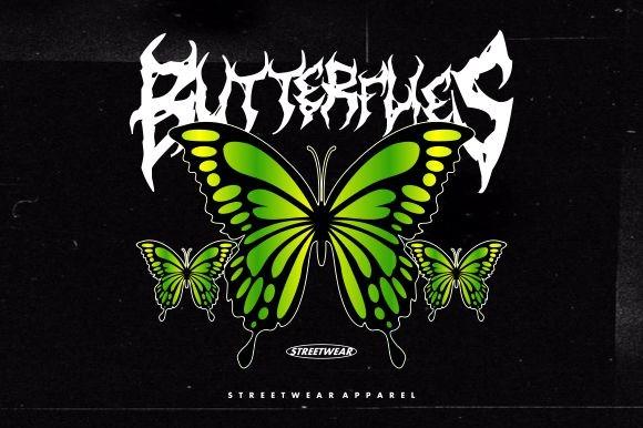 Butterfly Graphic Design for T Shirt