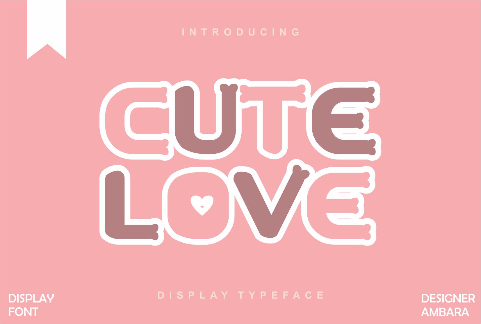 Cute Love Font