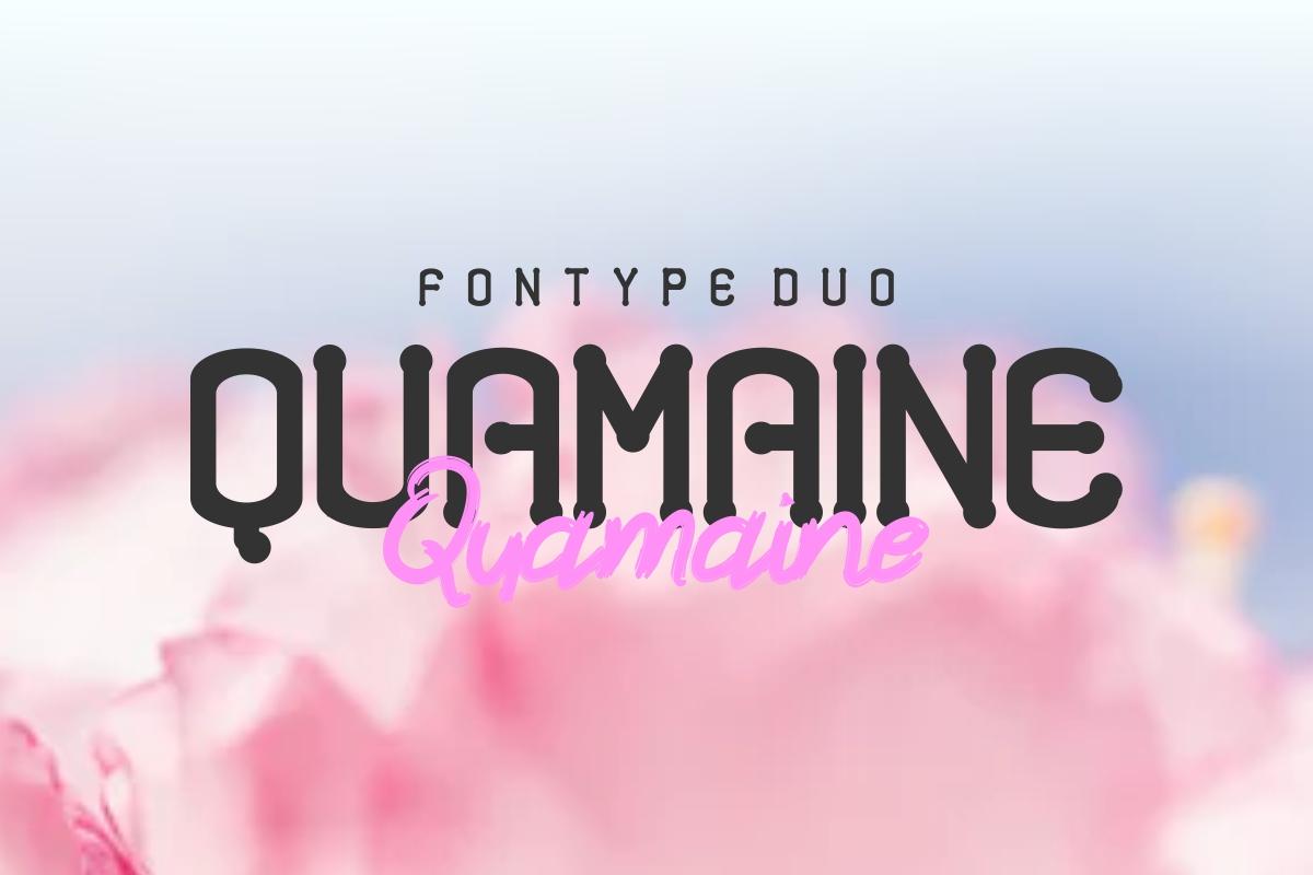 Quamaine Duo Font