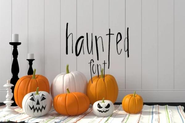 Haunted Font