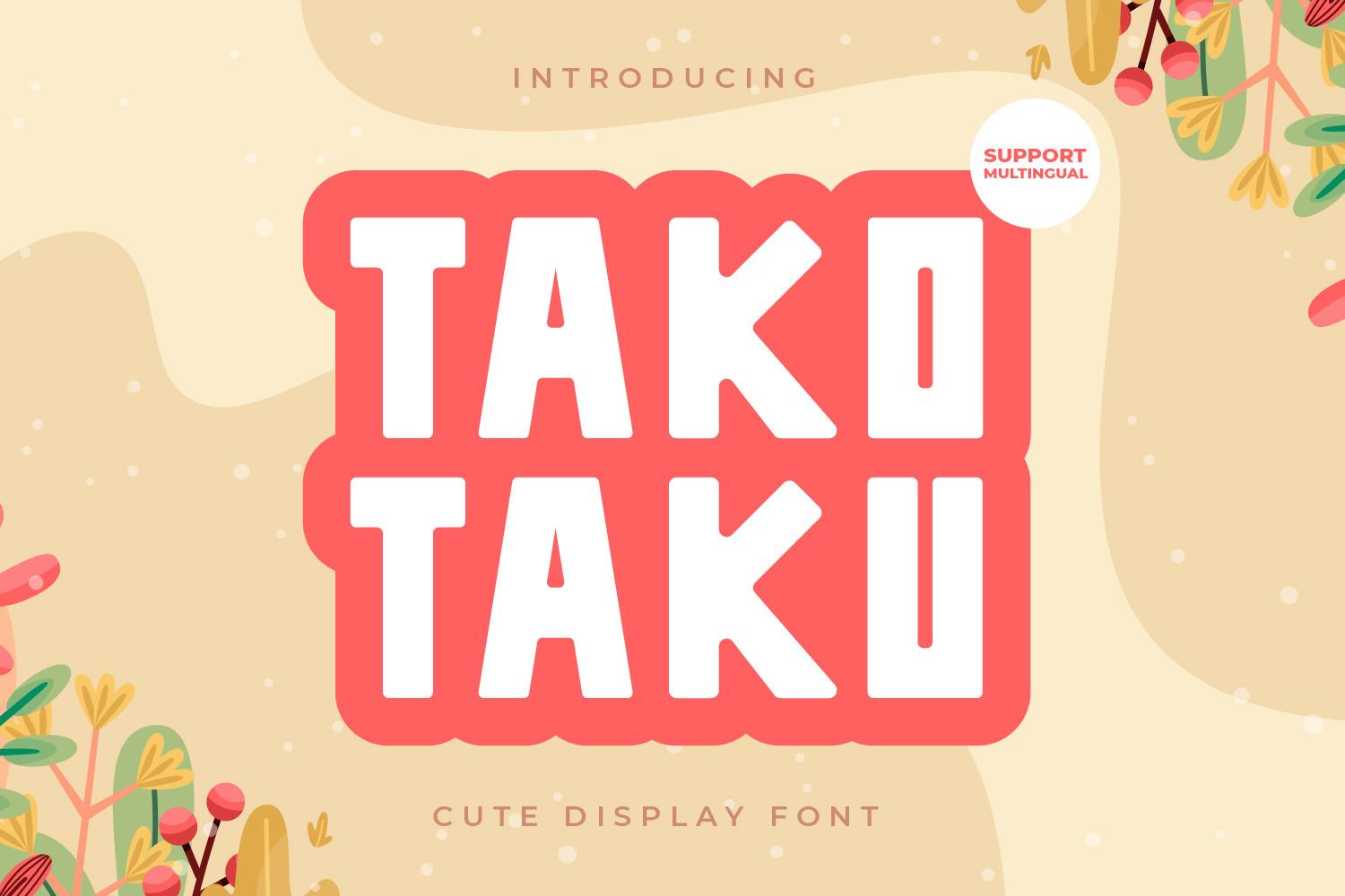Tako Tako Font