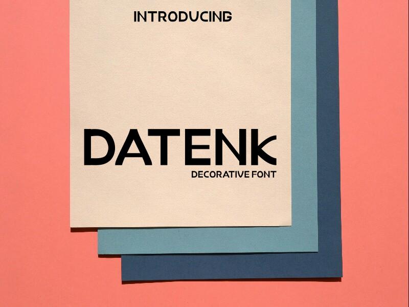 Datenk Font