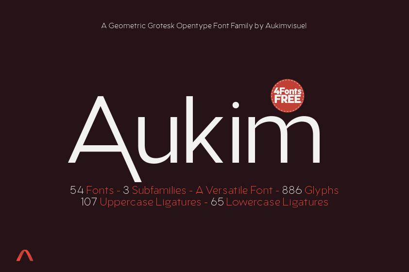 Aukim Free Font