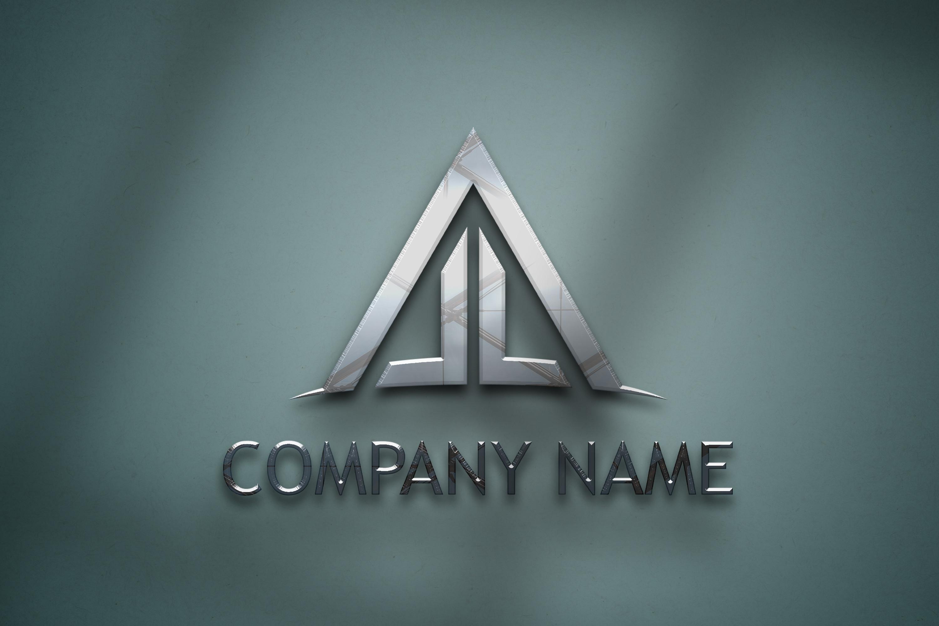 3d Realistic Logo Mockup PSD