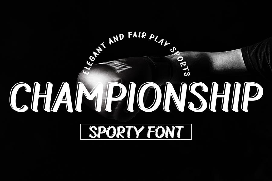 Championship Font