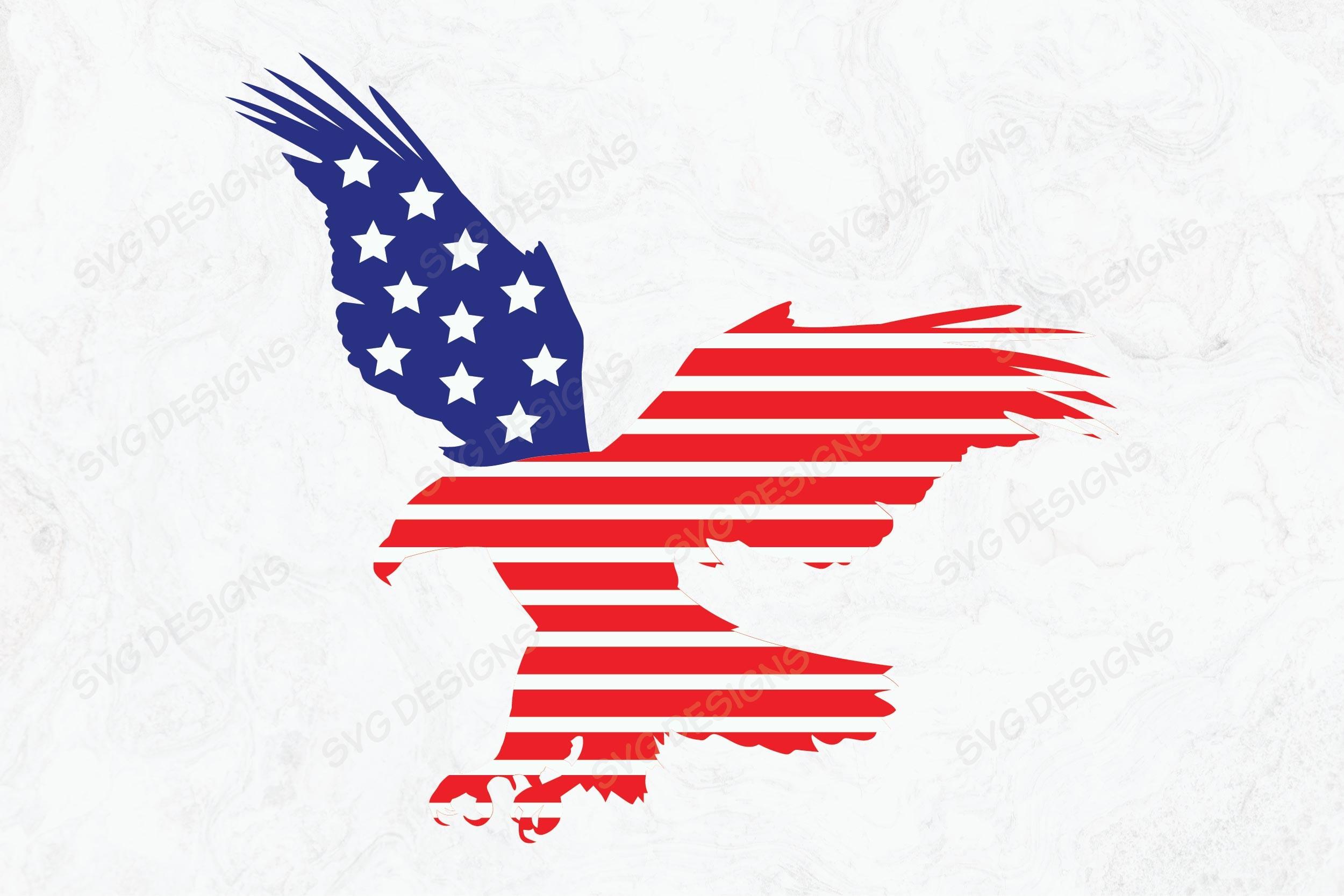 Eagle Svg, Eagle American Flag Svg