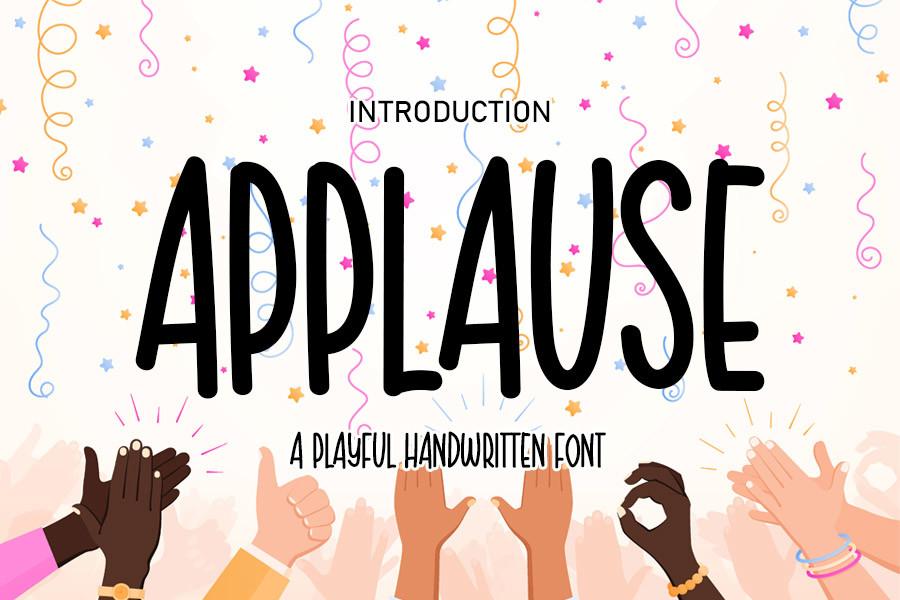 Applause Font