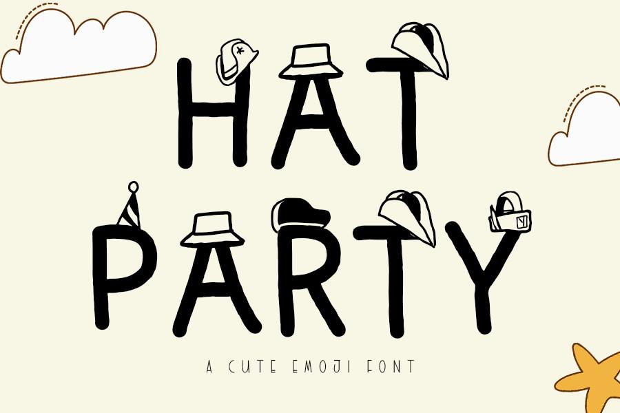 Hat Party Font