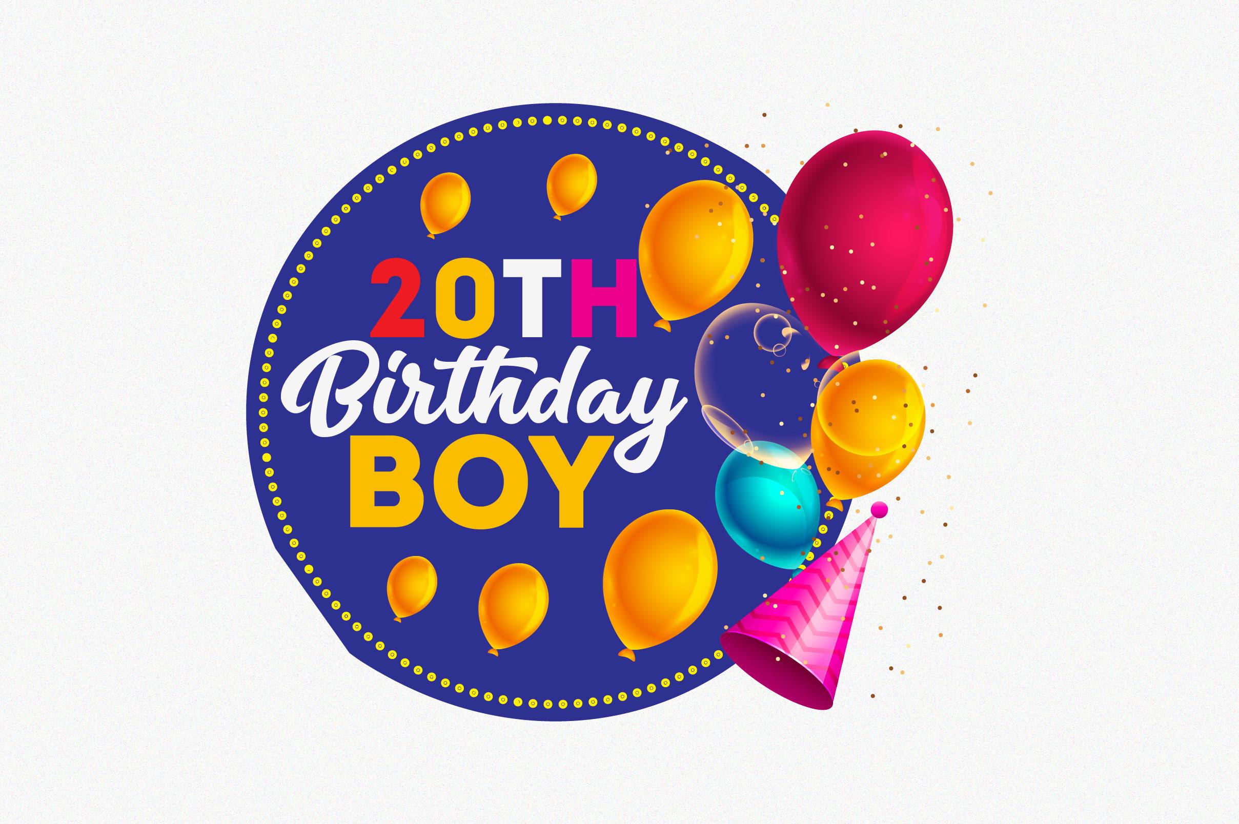 20th Birthday Boy