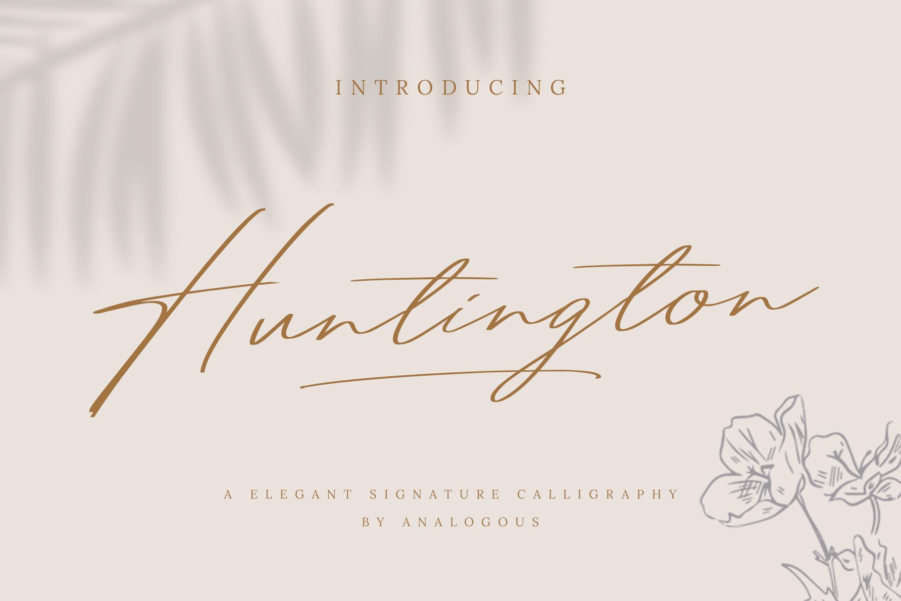 Huntington Font