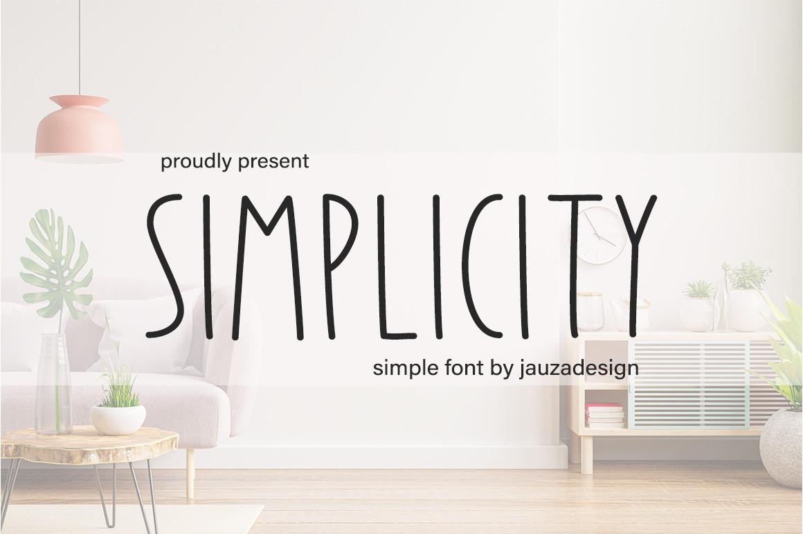 Simplicity Font