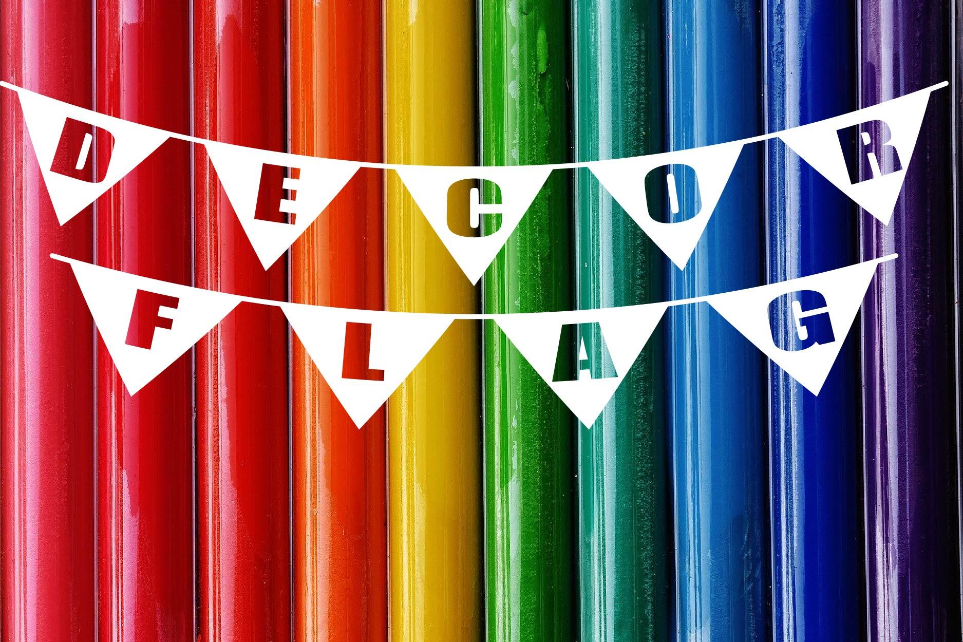 Decor Flag Font