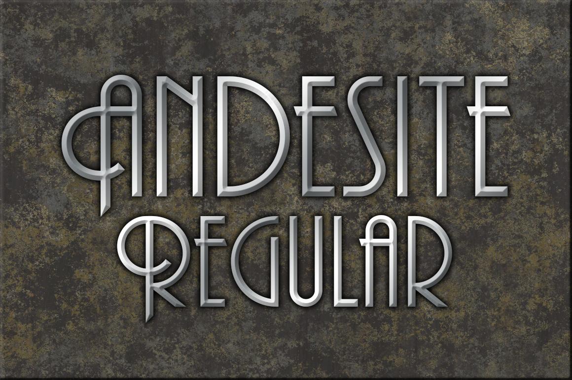 Andesite Regular Font