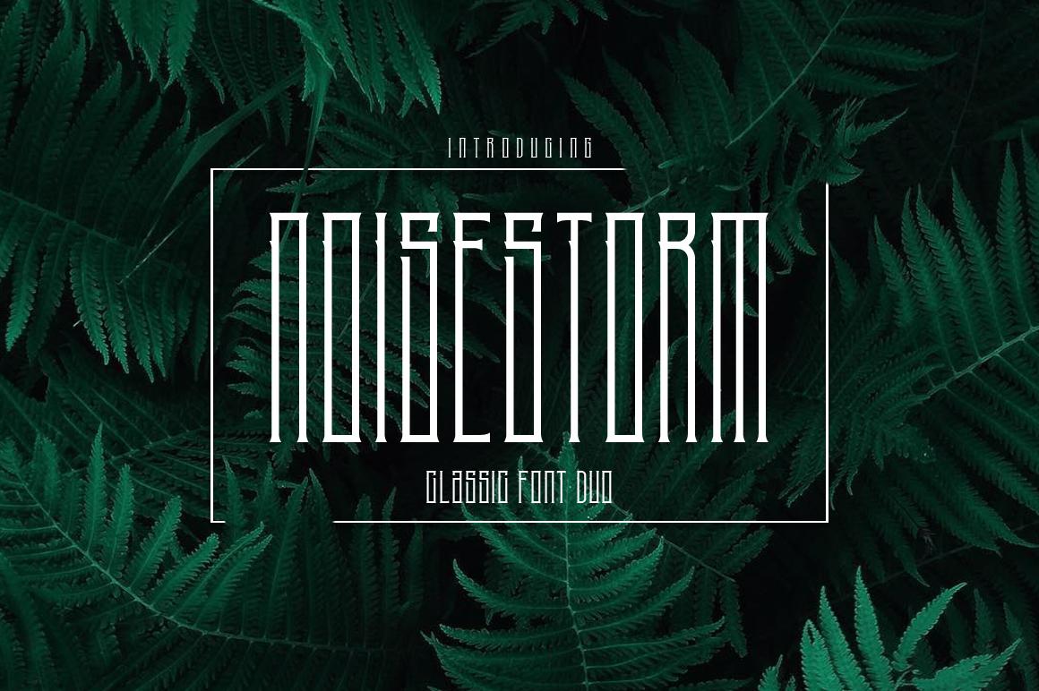 NoiseStorm Font