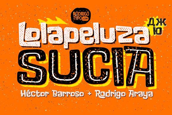 Lolapeluza Sucia Font