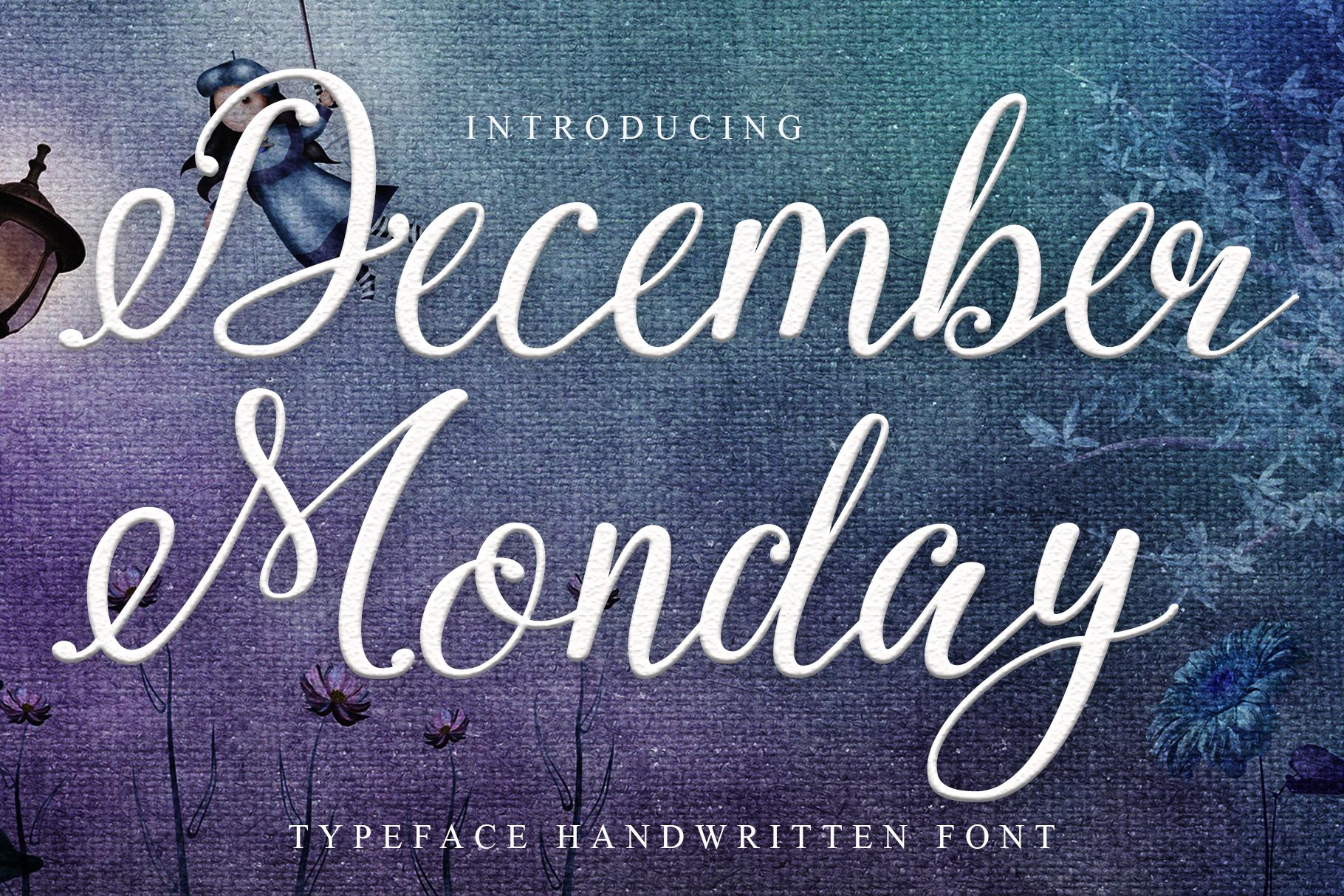 December Monday Font