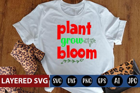 Plant Grow Bloom Svg Design