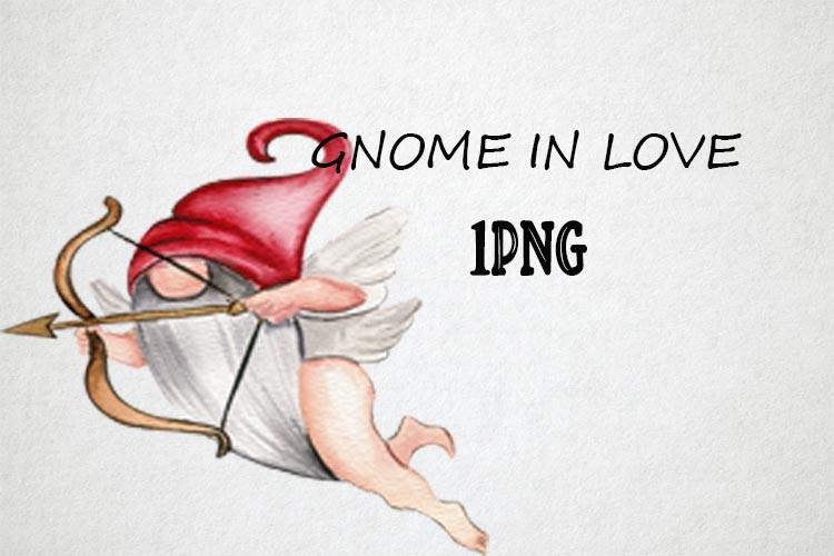 Watercolor Gnomes in Love