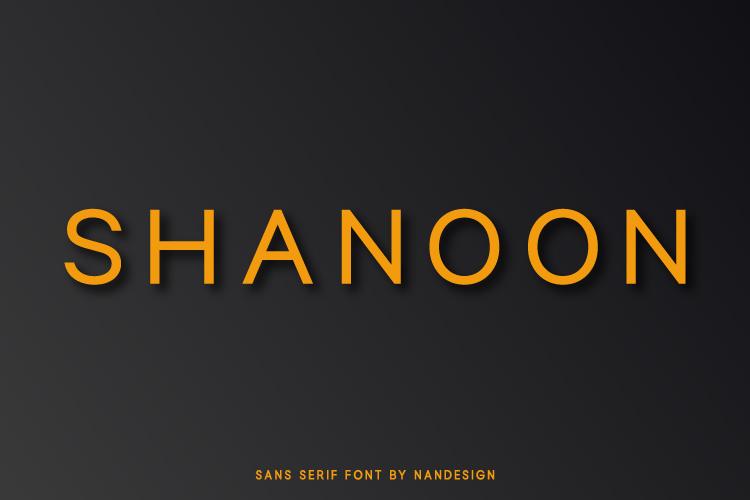 Shanoon Font